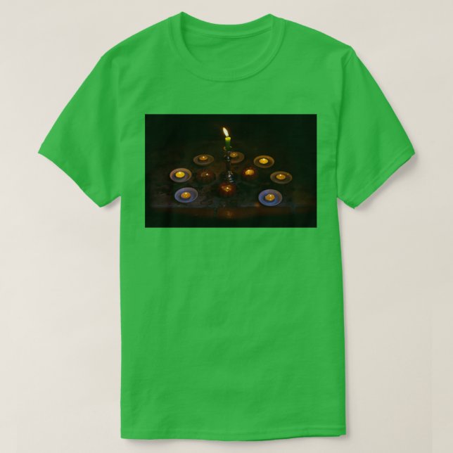 Camiseta Uma Vela Não Perder Luz Ao Partilhar A Sua Chama V (Frente do Design)