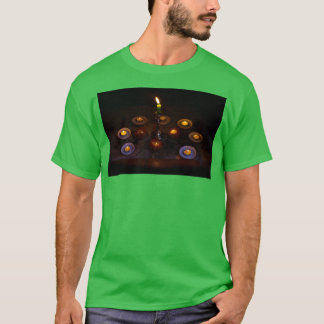 Camiseta Uma Vela Não Perder Luz Ao Partilhar A Sua Chama V
