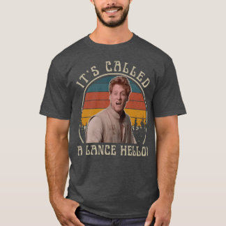 Camiseta Uma venda de cavaleiros É chamada de uma lança Olá