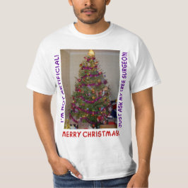 Camiseta Uma verdadeira árvore de Natal