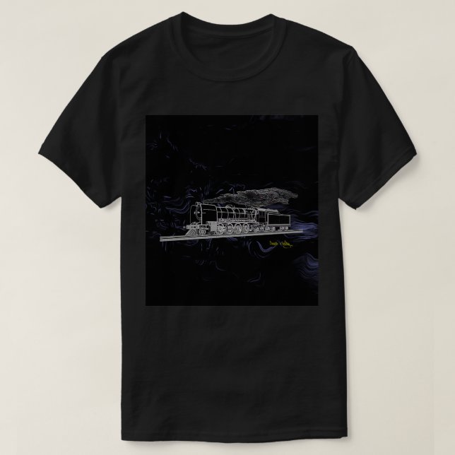 Camiseta Uma versão Gaussiana dos Caminhos de Ferro Vitoria (Frente do Design)