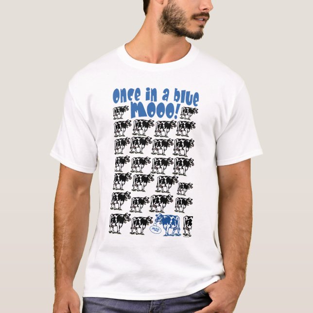 Camiseta Uma vez em uma lua azul do MOO (Frente)