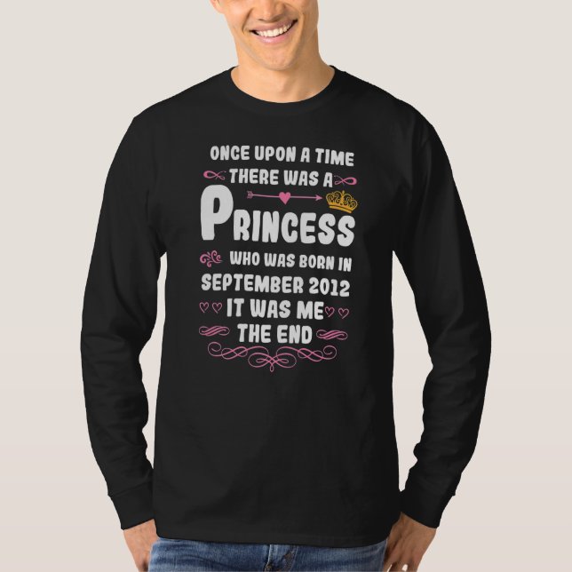 Camiseta Uma Vez Houve Uma Princesa Em 20 De Setembro (Frente)