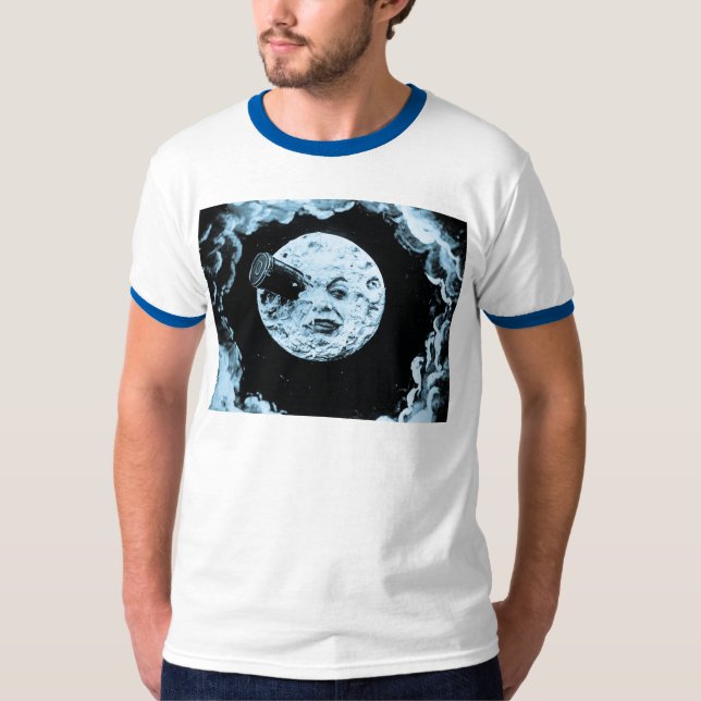 Camiseta Uma viagem à lua (Frente)