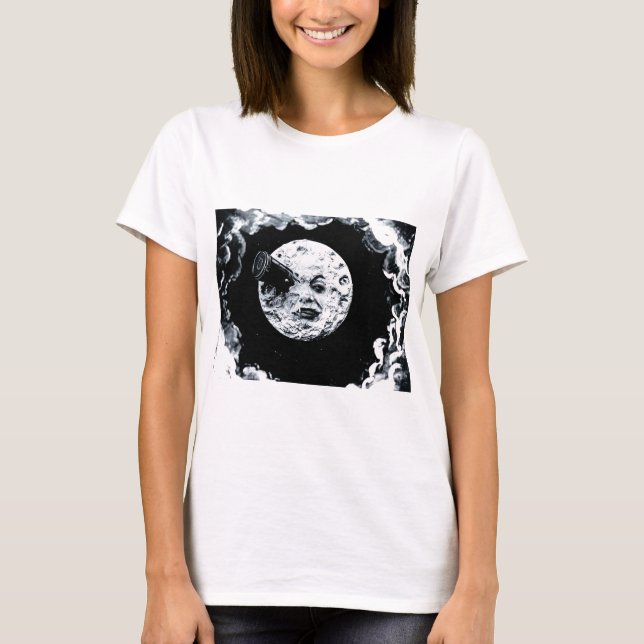 Camiseta Uma viagem à lua (Frente)