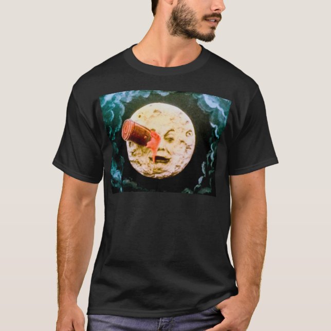 Camiseta Uma viagem à lua (Frente)