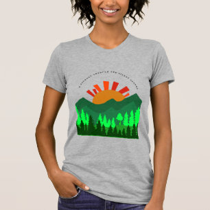 Camiseta Uma Viagem Através das Encostas Silenciosas Montan
