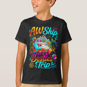 Camiseta Uma viagem de cruzeiro das melhores amigas corresp
