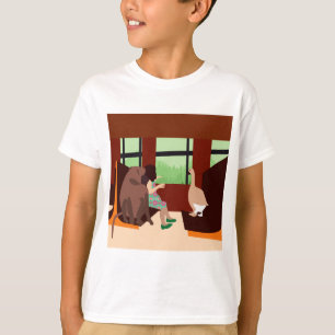 Camiseta Uma viagem de trem com amigos