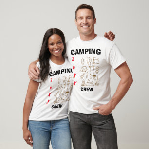 Camiseta Uma Viagem Familiar de Ano Personalizado da Equipe