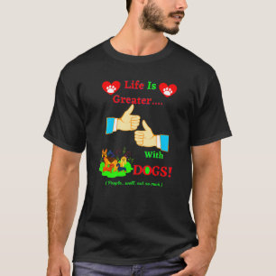 Camiseta Uma Vida Casual Bonita E Engraçada De Dachshund É