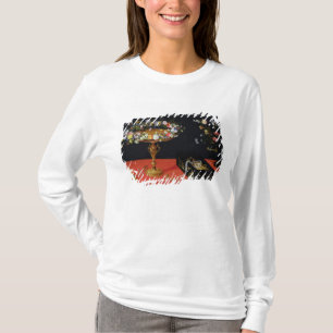 Camiseta Uma vida imóvel de um Tazza com flores