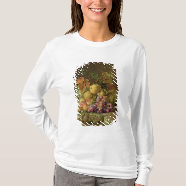 Camiseta Uma vida imóvel dos melões, das uvas e dos (Frente)