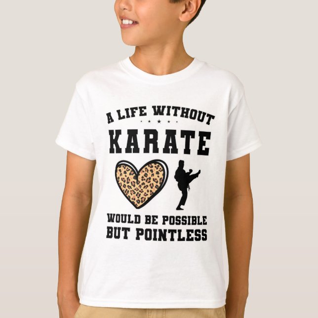 Camiseta Uma Vida Sem Karate Seria Possível, Mas Pointel (Frente)