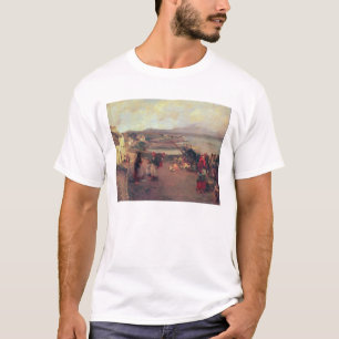Camiseta Uma vila de Connemara - a maneira ao porto, 1898