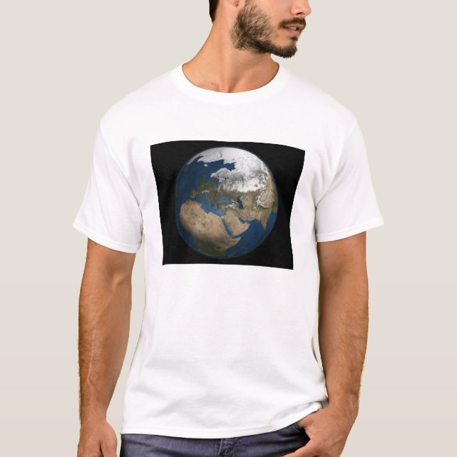 Camiseta Uma visão global sobre a Europa e a Escandinávia (Frente)