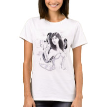 Uma visão retratora de uma mulher que queima sem c