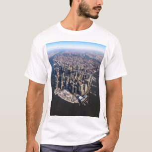 Camiseta Uma Vista Aérea Deslumbrante da Cidade de Nova Yor