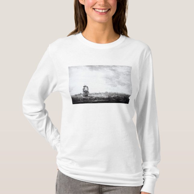 Camiseta Uma vista da Charles-Cidade (Frente)