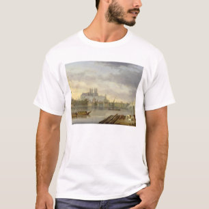Camiseta Uma vista da ponte de Westminster e da abadia do