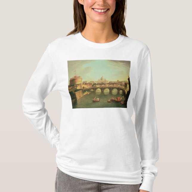 Camiseta Uma vista de Roma (Frente)