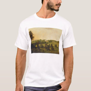 Camiseta Uma vista do parque de Tapeley, Instow, Devon