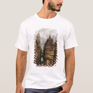 Camiseta Uma vista no quarto judaico, Francoforte, 1877