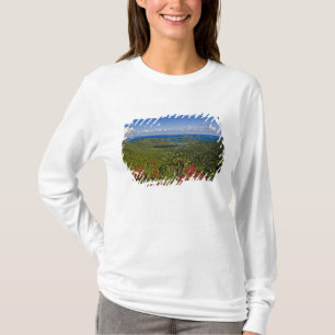 Camiseta Uma vista panorâmica da Baía de Cruse, St. John Il