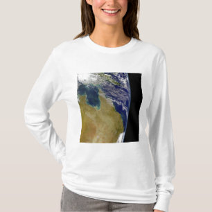 Camiseta Uma vista parcial da terra que mostra Austrália