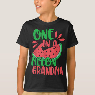 Camiseta Uma Vovó Melon Vovó Melancia Vovó Vermelha