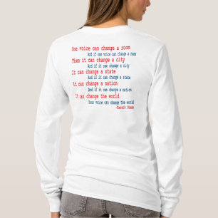 Camiseta Uma voz