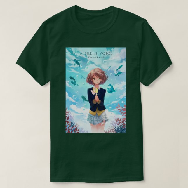 Camiseta Uma Voz Silenciosa shouya ishida shouko nishimiya  (Frente do Design)