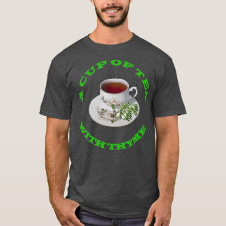 CAMISETA UMA XÍCARA DE CHÁ COM ELA