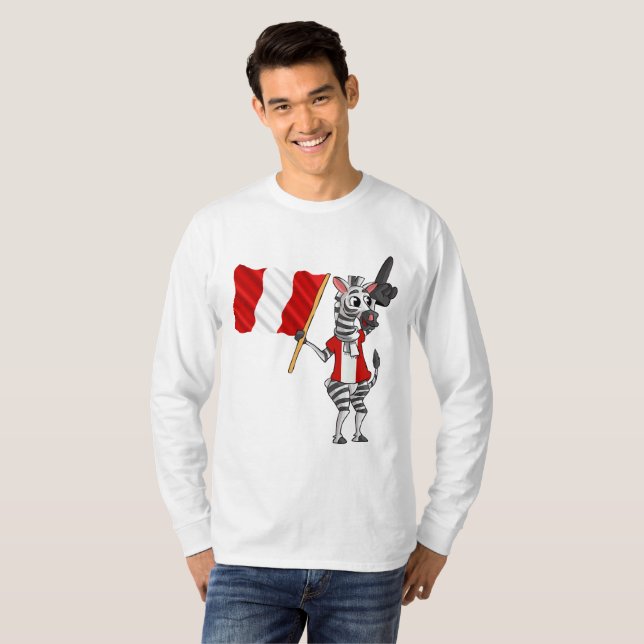 Camiseta Uma Zebra Peruana (Frente Completa)