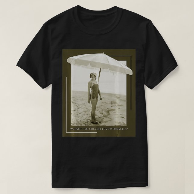 Camiseta Umbrella Cocktail Premium (Frente do Design)