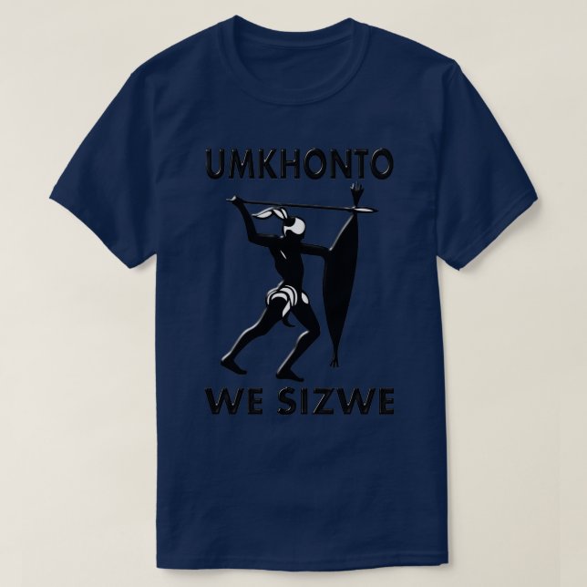 Camiseta Umkhonto We Sizwe Spear of the Nation (Frente do Design)