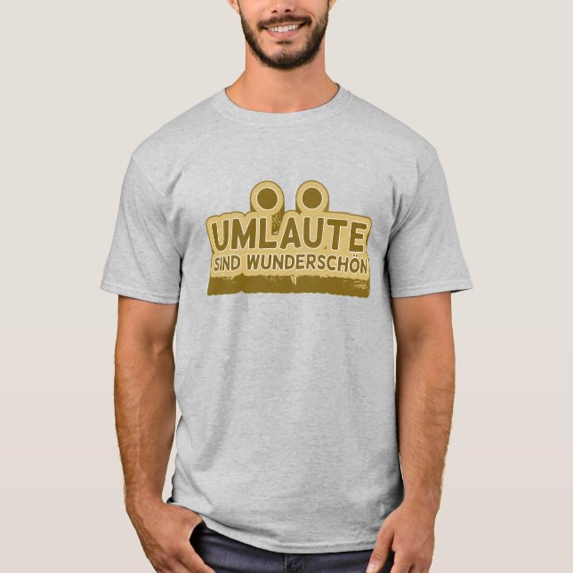 Camiseta UMLAUT aprendendo alemão (Frente)