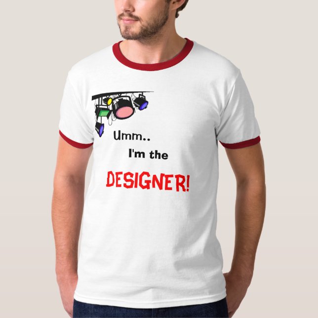 Camiseta Umm. , Eu sou, DESENHISTA! (Frente)