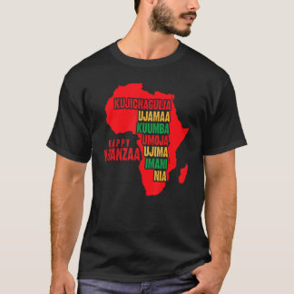 Camiseta Umoja Kwanzaa Holiday Africa American Unity Flag