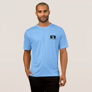 Camiseta Umpire Blue CCS Logotipo esportivo T-Shirt