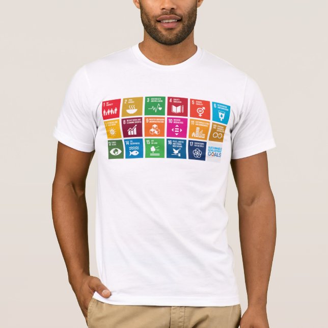 Camiseta UN 17 Sustainable Development Goals T-Shirt (Frente)