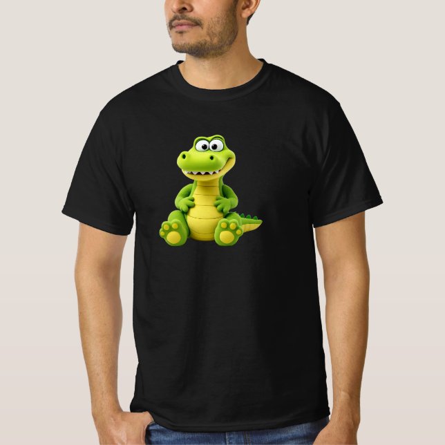Camiseta un crocodile rigolo (Frente)