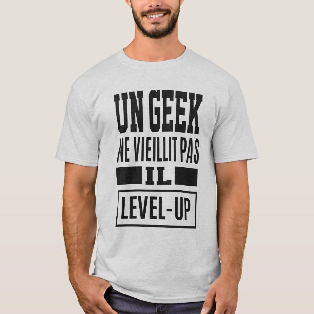 Camiseta Un Geek Ne Vieillit Pas (Frente)