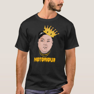 Camiseta UN NOTÓRIO DE JONG DE KIM -- Ouro -
