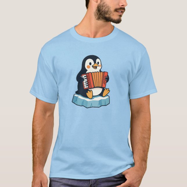 Camiseta Un pingouin isolé sur un iceberg.  (Frente)
