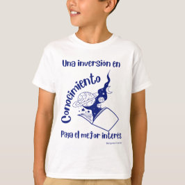 Camiseta una inversionen conocimiento pagelmejor interes