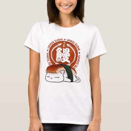 Camiseta Unagi Eel Sushi Cat