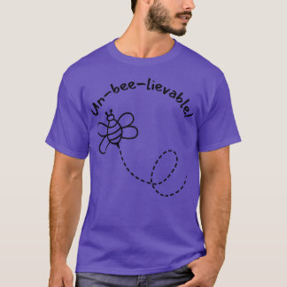 Camiseta UnBeeLievable Cute Bee Pun Para Amantes De Abelhas