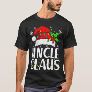 Camiseta Uncle Claus Christmas Lights Pajama Family Matchin