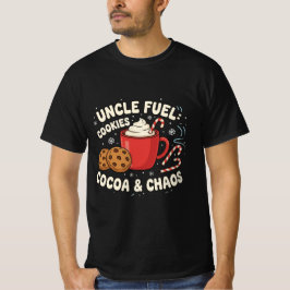 Camiseta Uncle Fuel: Cookies, Cocoa & Chaos | Funny Holiday